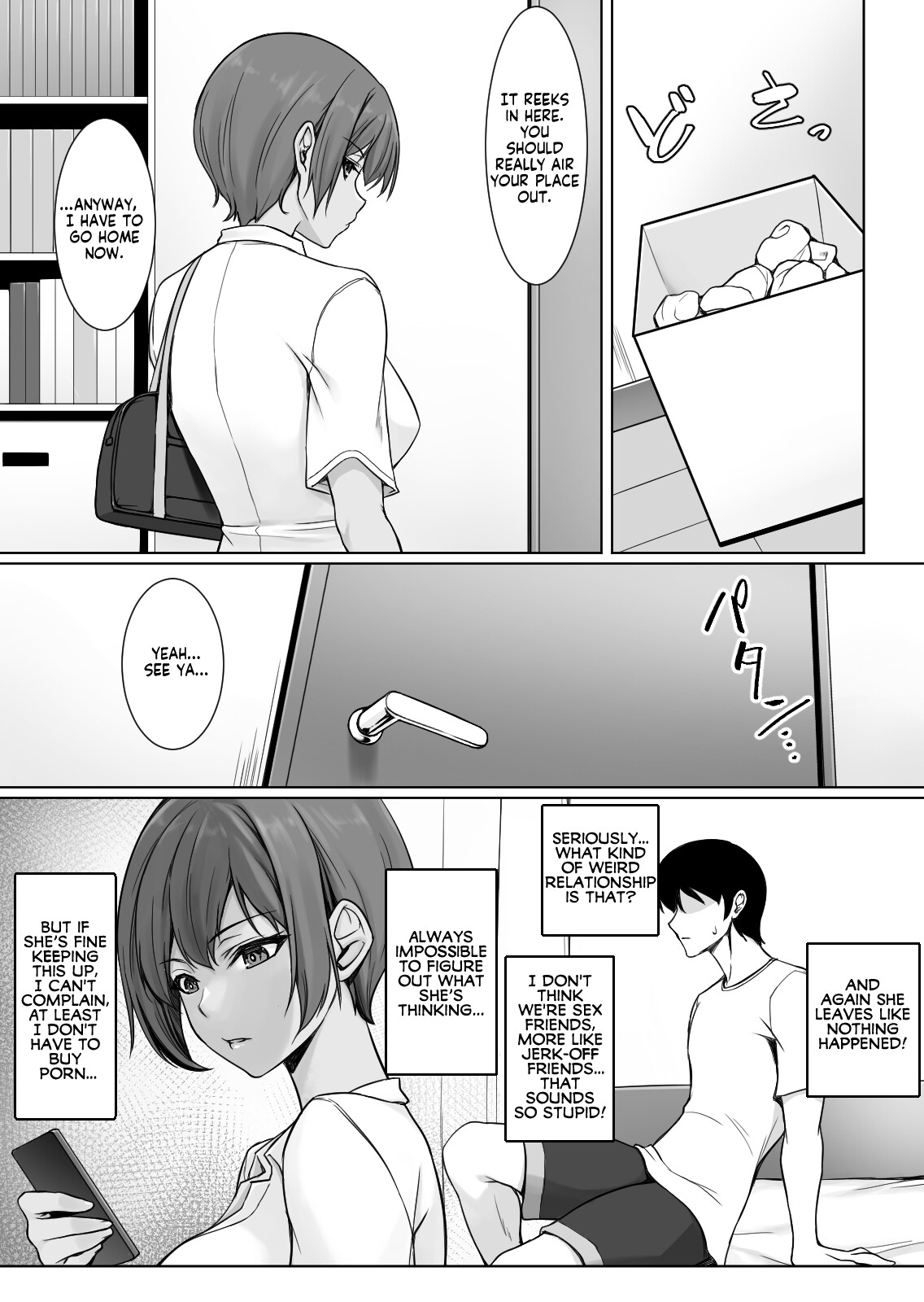 Hentai Manga Comic-My Childhood Friend Loves It When We Jerk Off Together! But What Will Happen If We Keep Going!?-Read-13